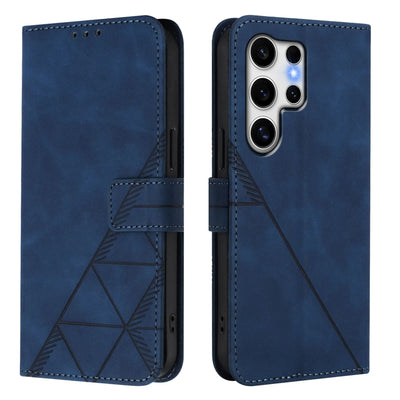 Skin-Feel Wallet Case Galaxy S20-S26, front & back