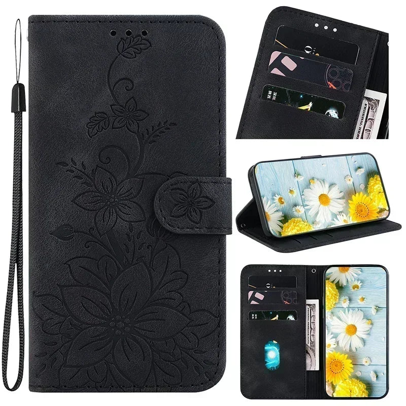 Leather Phone Case For Samsung Galaxy A73 A72 A71 A51 4G 5G A81 A91 A41 A31 A70 A50 A40 A20 A30 A20E Card Slot Wallet Cover