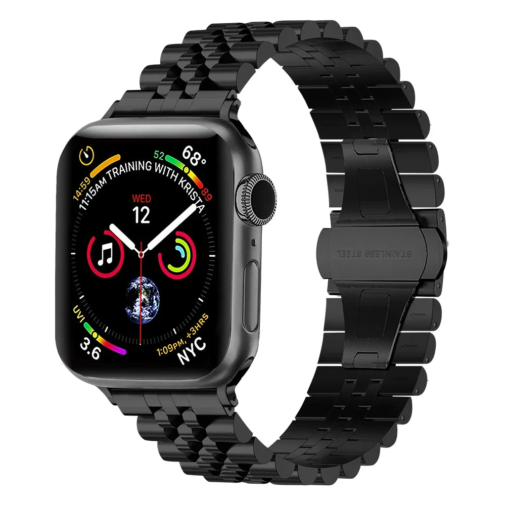PureGuardCases Luxury Stainless Steel Band for Apple Watch