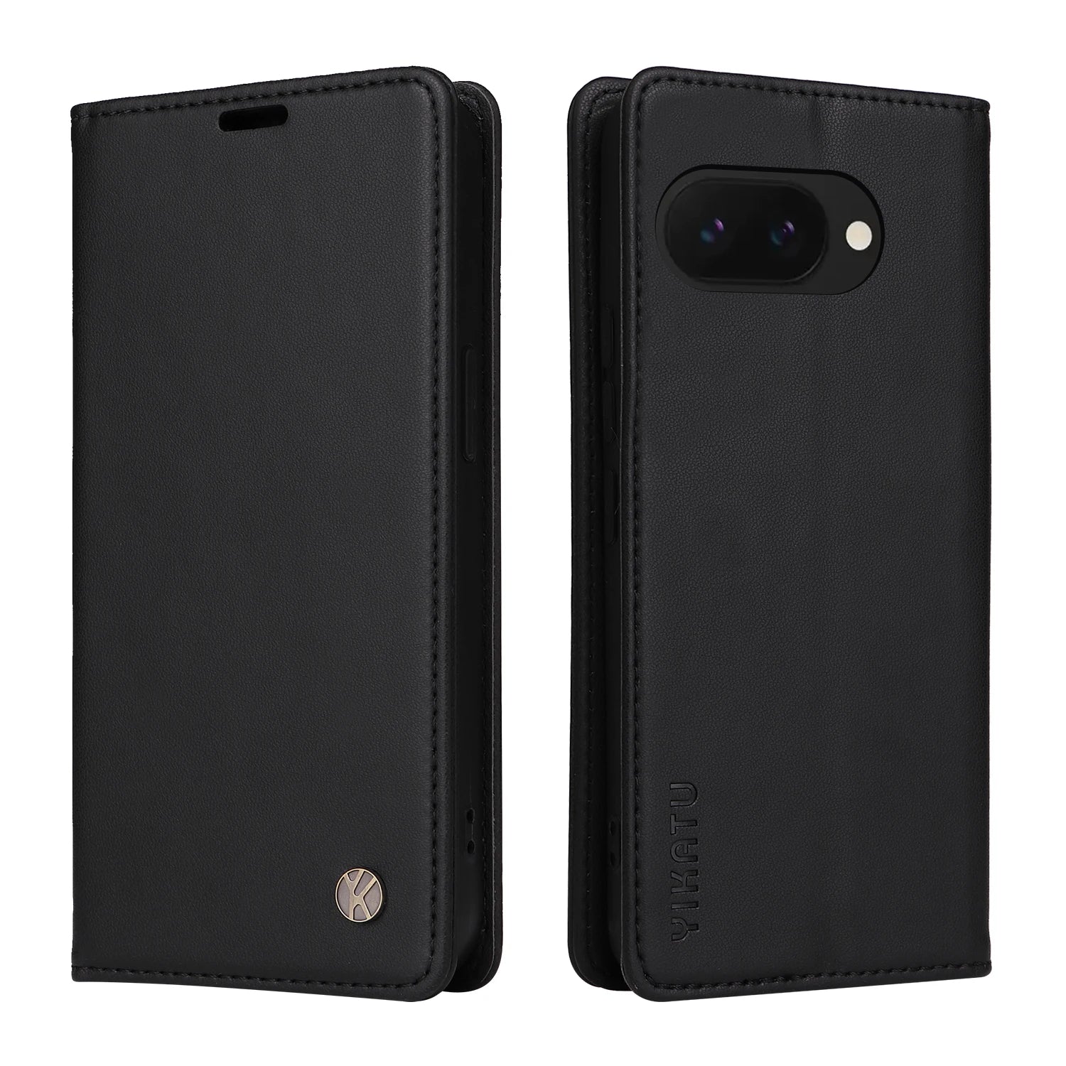 PureGuardCases Magnetic Leather Wallet Case for Google Pixel