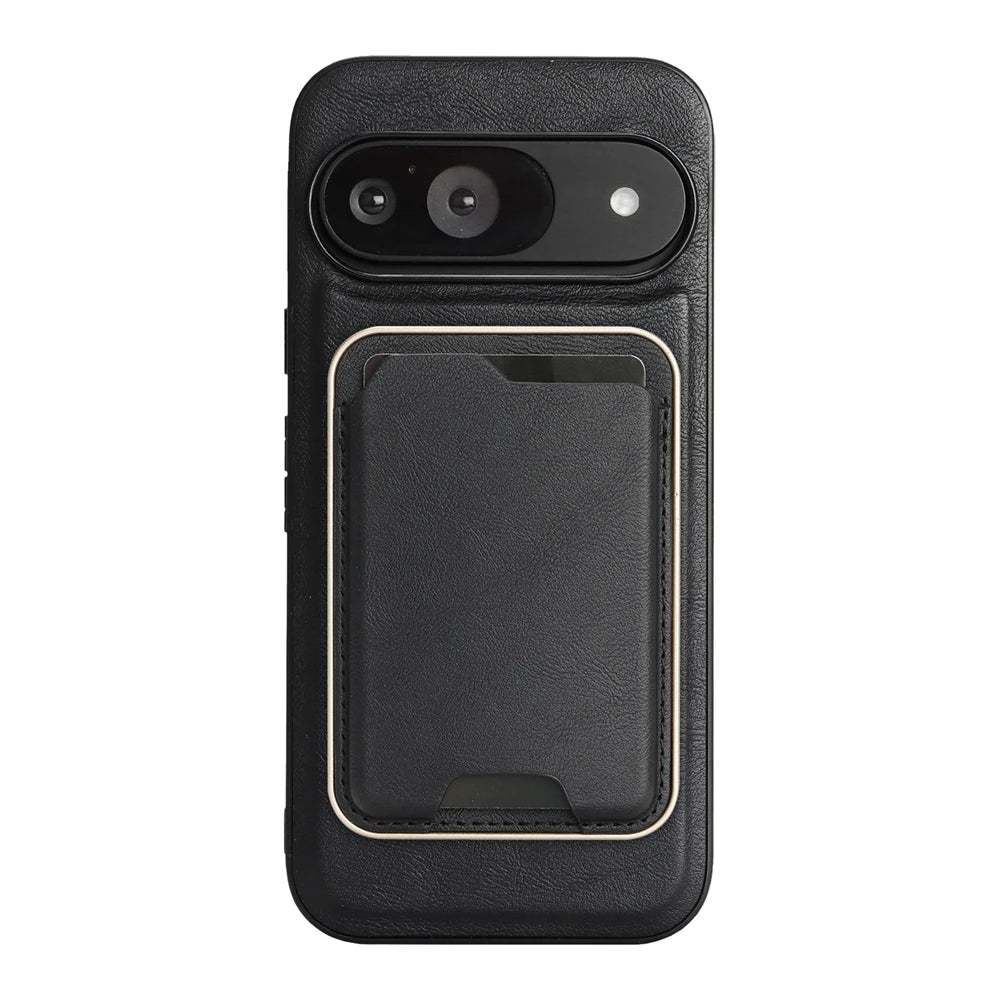 PureGuardCases 2-in-1 Magnetic Leather Wallet Case for Google Pixel