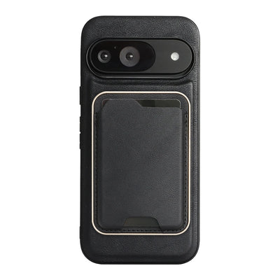 PureGuardCases 2-in-1 Magnetic Leather Wallet Case for Google Pixel