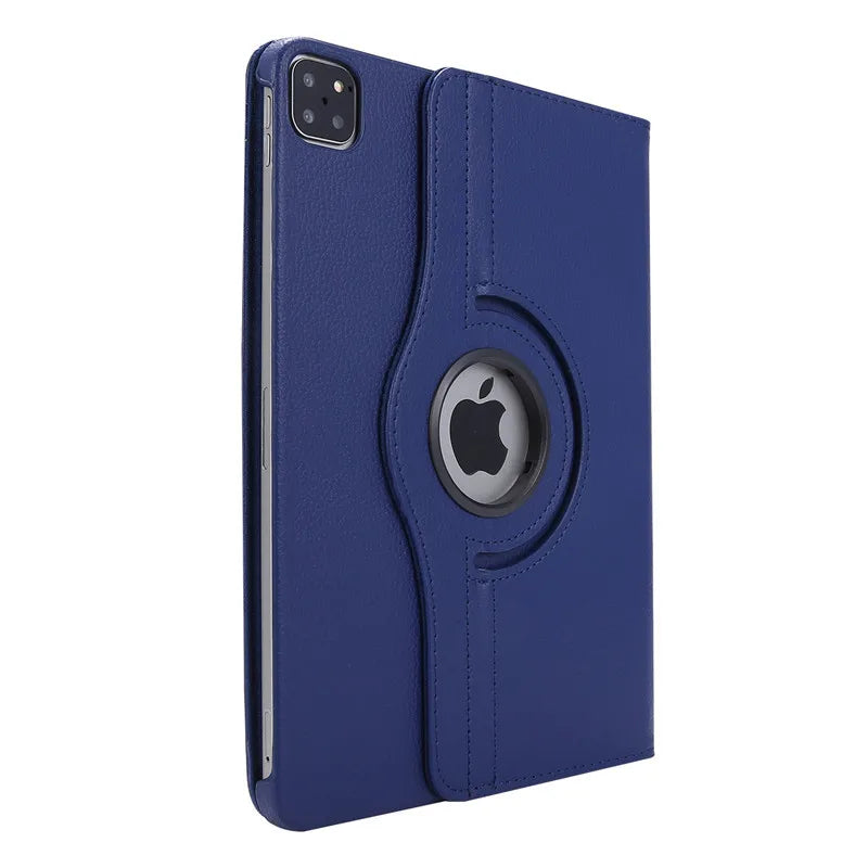 PureGuardCases 360° Rotating Leather Stand Case for iPad