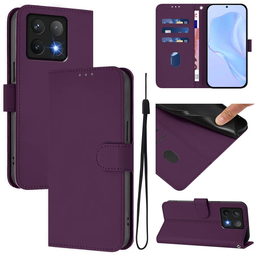 PureGuardCases Magnetic Leather Wallet Case for Google Pixel