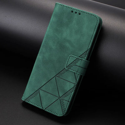 Skin-Feel Wallet Case Galaxy S20-S26, Green
