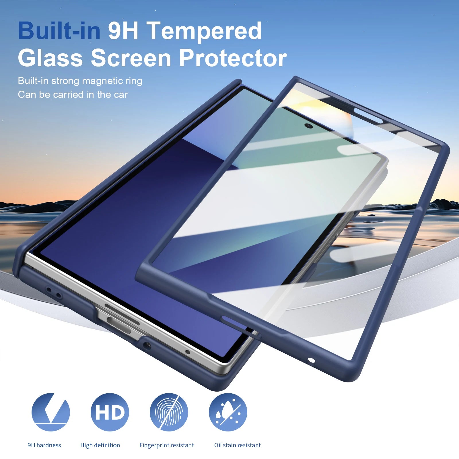 PureGuardCases Magnetic Hinge Protection Case for Samsung Galaxy Z Fold