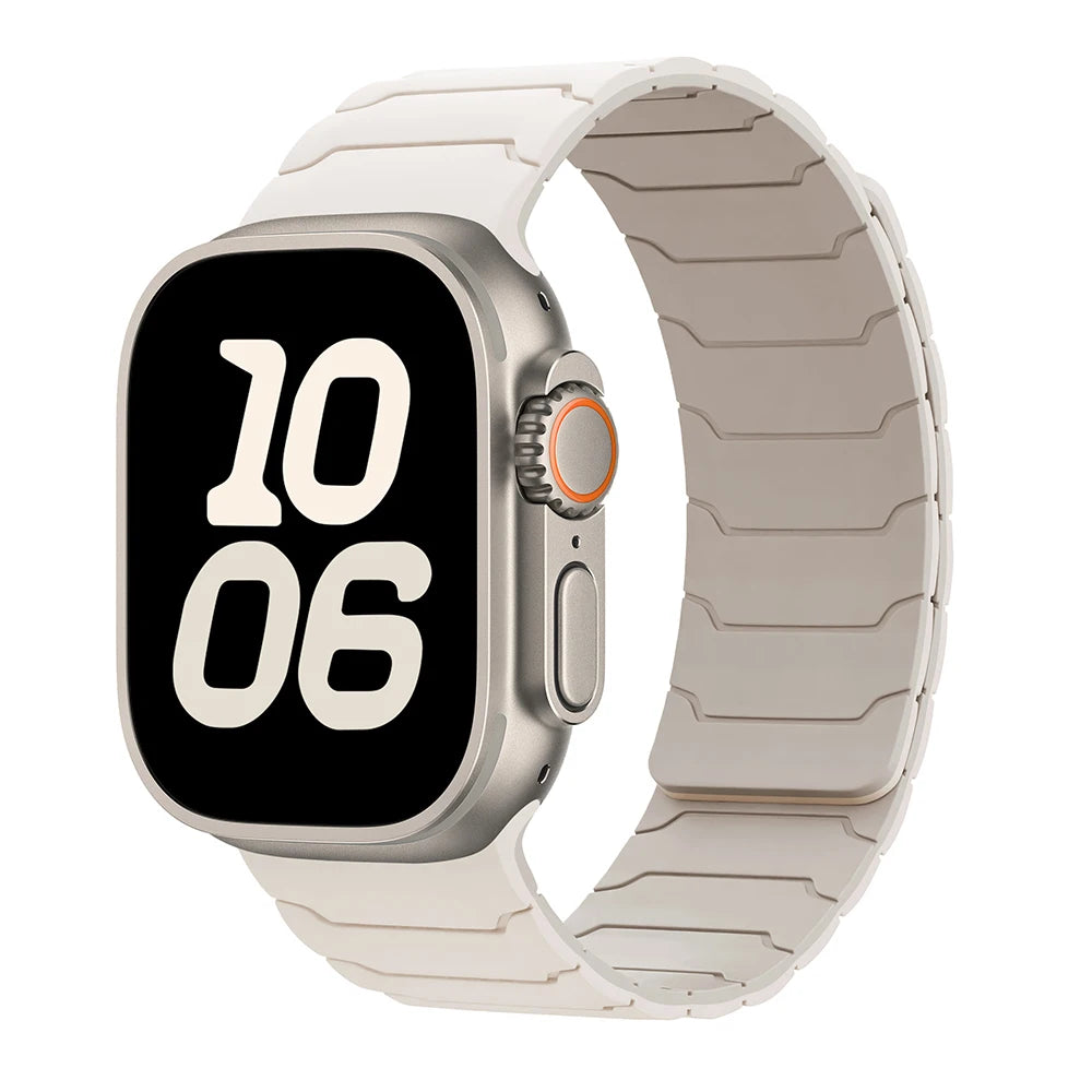 PureGuardCases Magnetic Silicone Band for Apple Watch