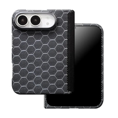 Aramid Fiber Slim MagSafe Case for iPhone Duo - Product View 4