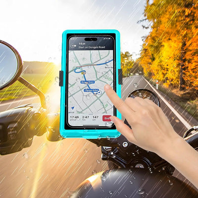 PureGuardCases IP68 Waterproof Phone Pouch for Phones Up to 6.9"