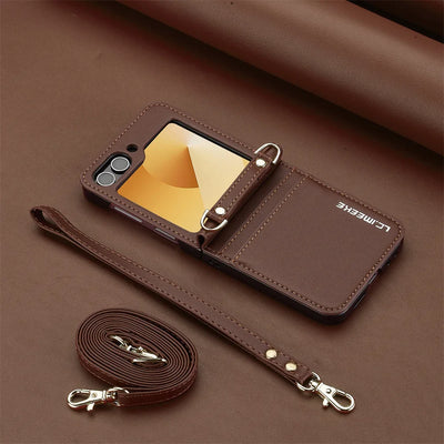 Crossbody Wallet Case for Samsung Galaxy Z Flip 7 FE-Flip 3 - Product View 11
