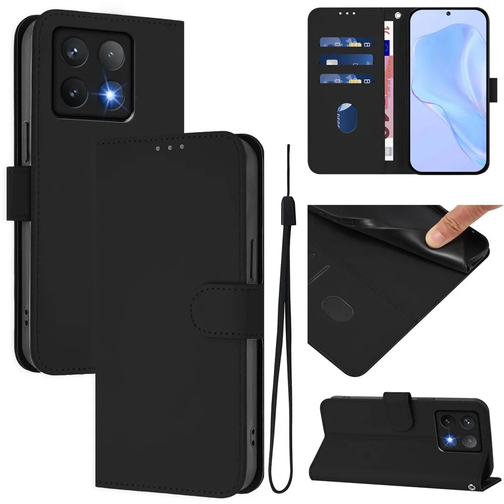 PureGuardCases Magnetic Leather Wallet Case for Google Pixel