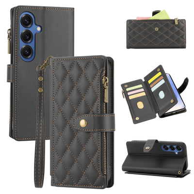 PureGuardCases Faux Leather Flip Wallet Case for Samsung Galaxy S9-S10, S20-S26 - Multi-Card & Coin Holder