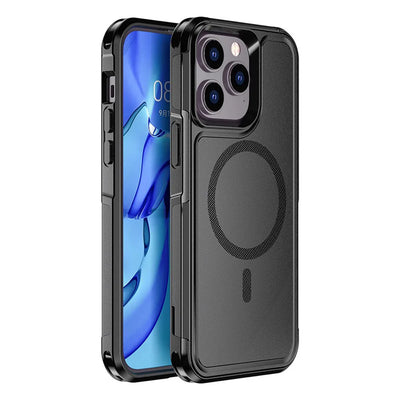 PureGuardCases Military Grade Tough iPhone Case – MagSafe Shockproof Protective Cover