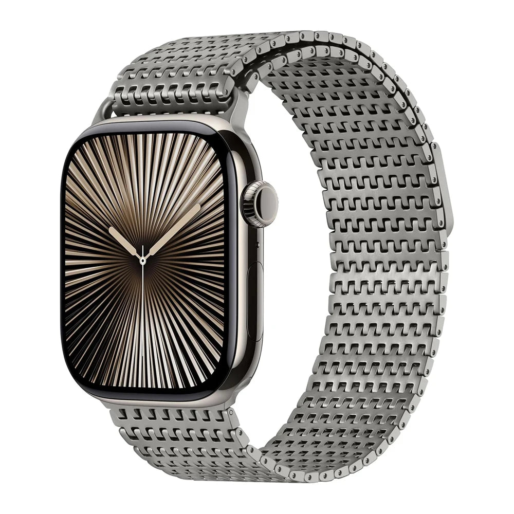Milanese Steel Band Watch 42-49, Titanium