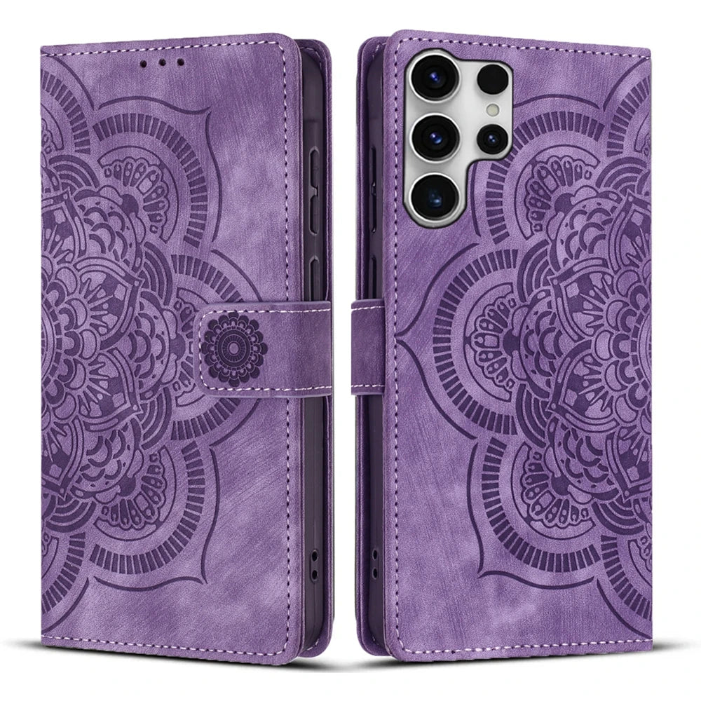Magnetic Leather Wallet Flip Case For Samsung Galaxy S26 S25 S24 S23 S22 S21 Plus Ultra Edge FE S25FE Premium Shockproof Cover