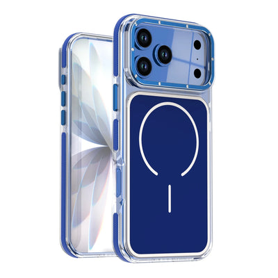 PureGuardCases Luxury Two-Tone Clear iPhone Case – Strong Magnetic MagSafe Cover