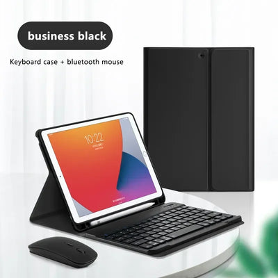 PureGuardCases Colorful Bluetooth Keyboard Case for iPad