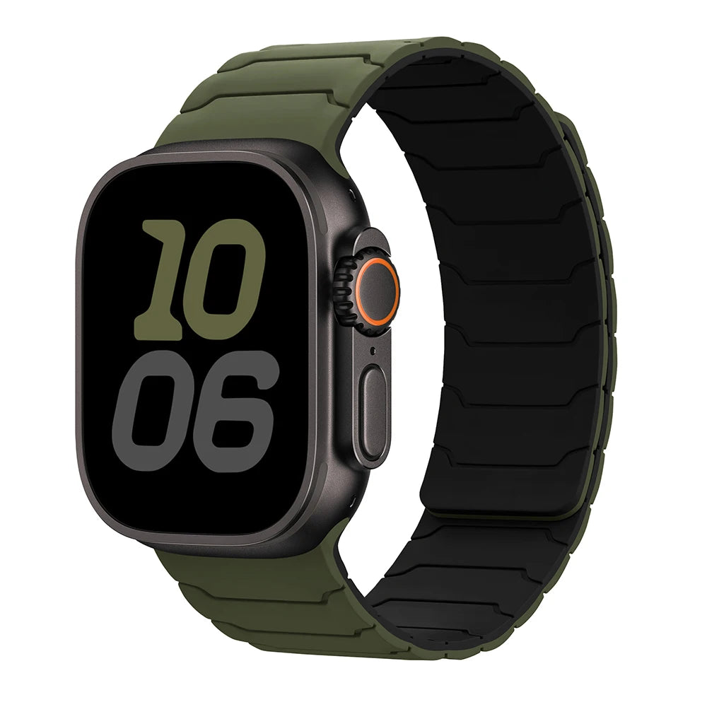 PureGuardCases Magnetic Silicone Band for Apple Watch