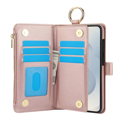 RFID Zipper Case Galaxy S26, Rose Gold