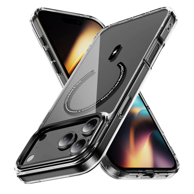 PureGuardCases Luxury Phantom HD Clear iPhone Case – MagSafe Shockproof Magnetic Cover