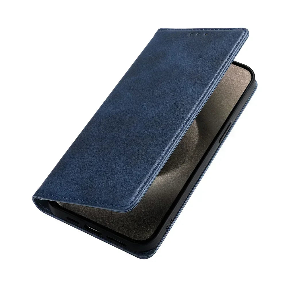 PureGuardCases Business Magnetic Leather Wallet Case for Google Pixel