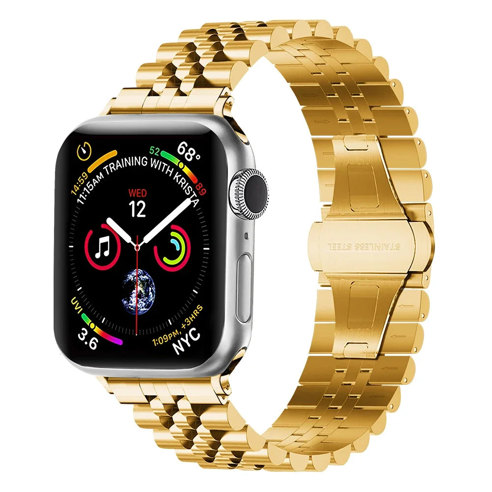 PureGuardCases Luxury Stainless Steel Band for Apple Watch
