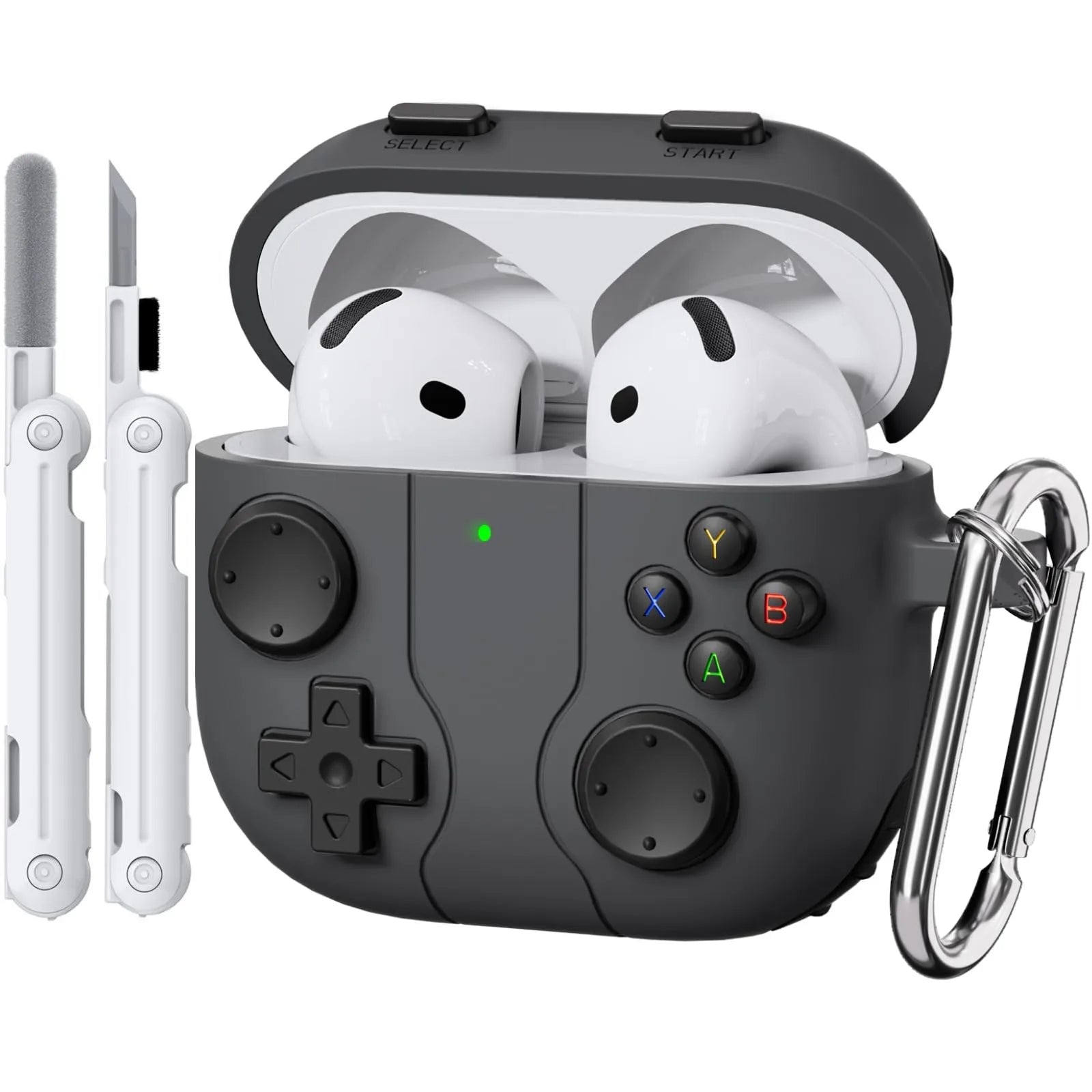 PureGuardCases Classic Game Silicone Case for AirPods 4