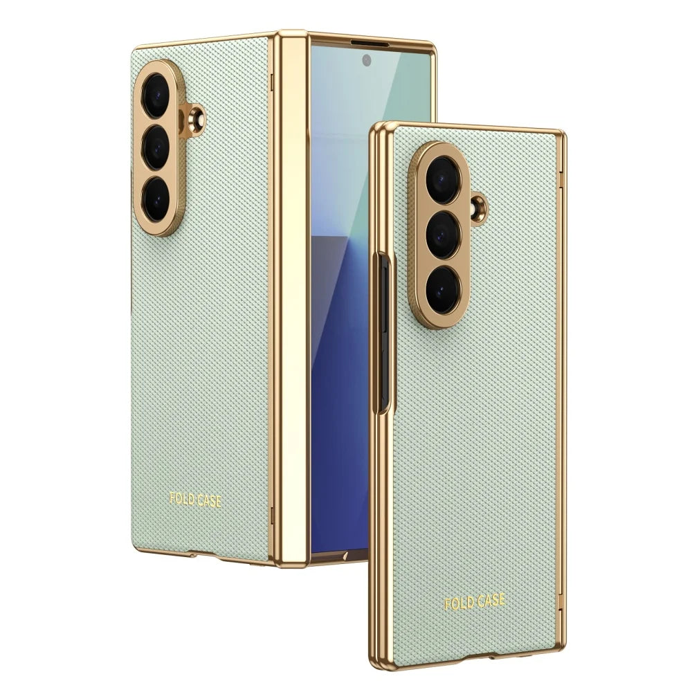 PureGuardCases Luxury Armor Case with Hinge Protection for Samsung Galaxy Z Fold