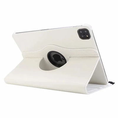 PureGuardCases 360° Rotating Leather Stand Case for iPad