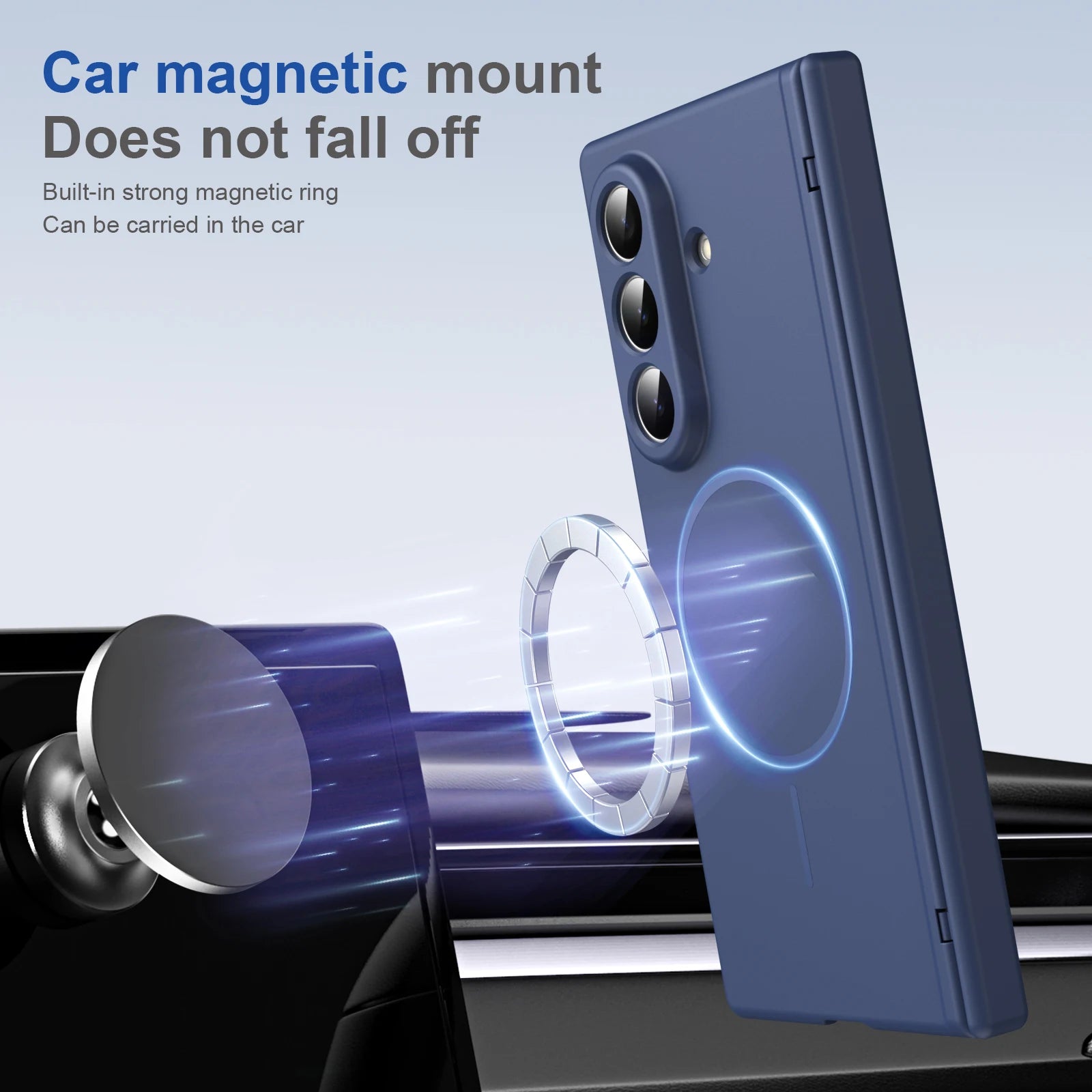 PureGuardCases Magnetic Hinge Protection Case for Samsung Galaxy Z Fold
