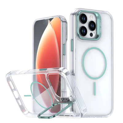Clear MagSafe Case with Camera Lens Stand for iPhone 11-18 - Product View 7