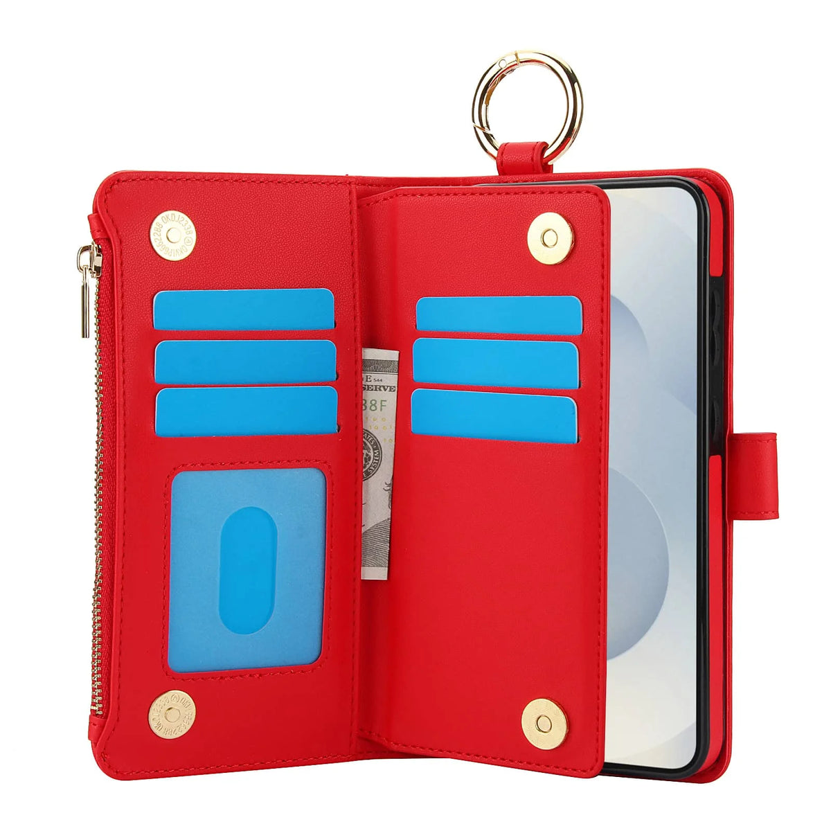 RFID Zipper Case Galaxy S26, Red