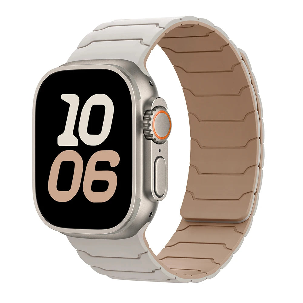 PureGuardCases Magnetic Silicone Band for Apple Watch
