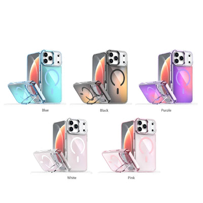 PureGuardCases Luxury Matte Lens Stand iPhone Case – MagSafe Magnetic Cover