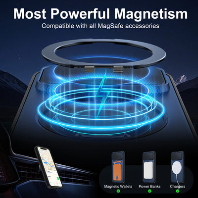 360° Rotatable MagSafe Ring Stand Rugged Case with Flip Camera Cover for iPhone 17, Air & 16-11 - Product View 7