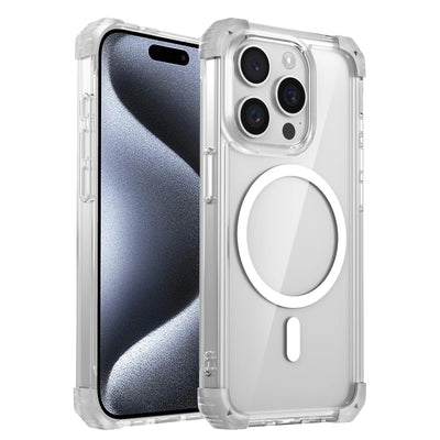 PureGuardCases Luxury Clear Armor iPhone Case – MagSafe Shockproof Magnetic Cover