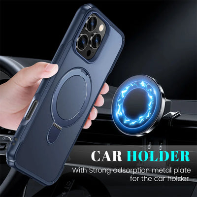 MagSafe Ring Stand Bumper Case for iPhone 11-18 & Air - Product View 2