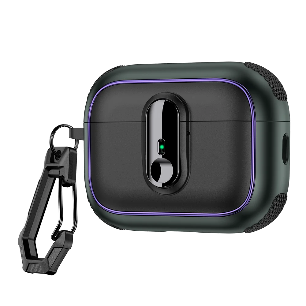 PureGuardCases Armor Lock Shockproof Case for AirPods