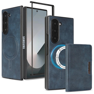 PureGuardCases 2-in-1 Magnetic Wallet Case for Samsung Galaxy Z Fold