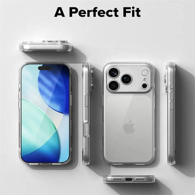 Thin Clear TPU Case iPhone 8-18, side angle