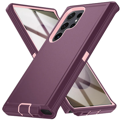 PureGuardCases Military Armor Kickstand Case for Samsung Galaxy