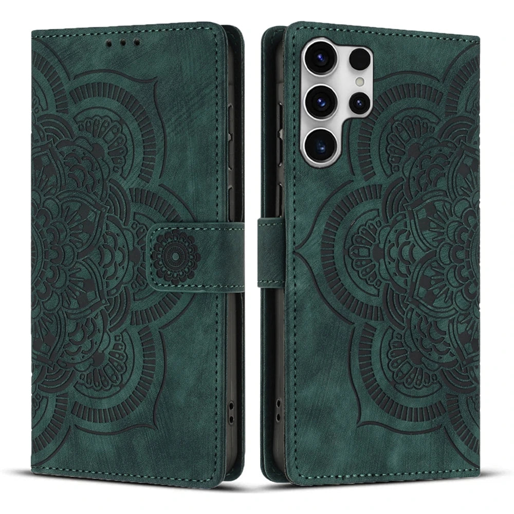 Magnetic Leather Wallet Flip Case For Samsung Galaxy S26 S25 S24 S23 S22 S21 Plus Ultra Edge FE S25FE Premium Shockproof Cover