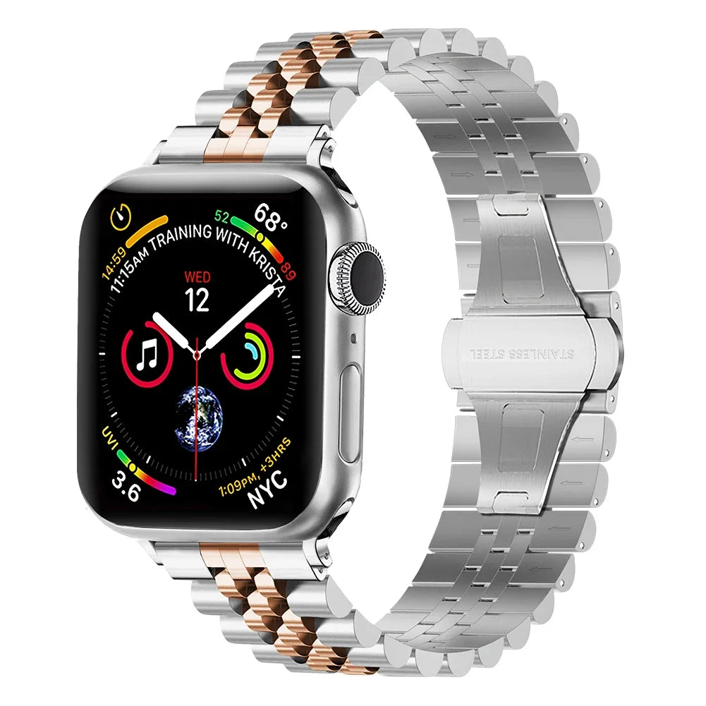 PureGuardCases Luxury Stainless Steel Band for Apple Watch
