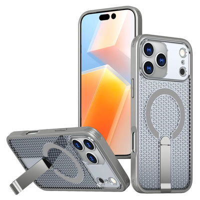 PureGuardCases Breathable Cooling Stand iPhone Case – MagSafe Rugged Magnetic Cover