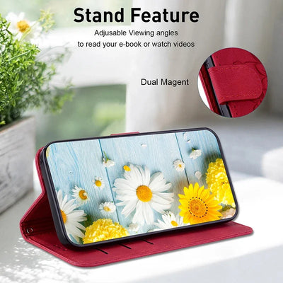 Leather Phone Case For Samsung Galaxy A73 A72 A71 A51 4G 5G A81 A91 A41 A31 A70 A50 A40 A20 A30 A20E Card Slot Wallet Cover