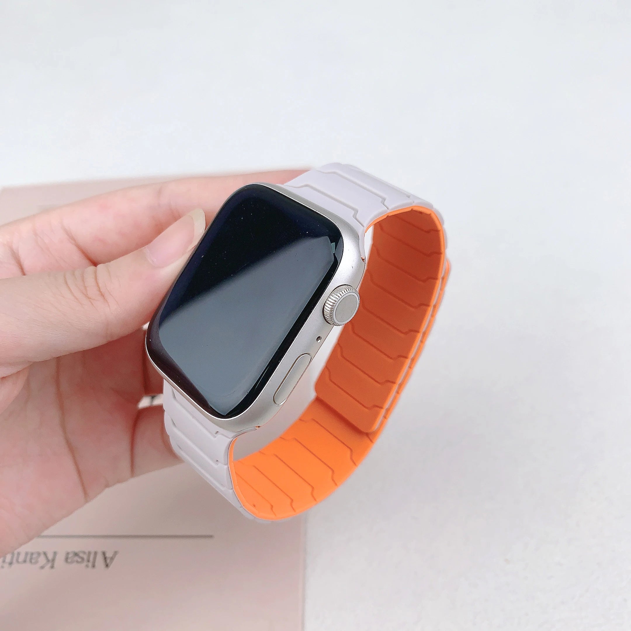 PureGuardCases Magnetic Silicone Band for Apple Watch