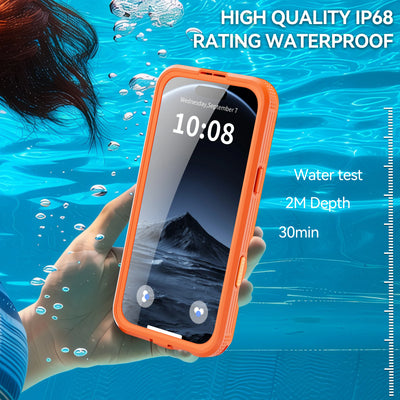 PureGuardCases IP68 Waterproof iPhone Case – MagSafe Diving & Swimming Protective Cover