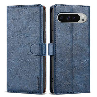 PureGuardCases Leather Wallet Case for Google Pixel
