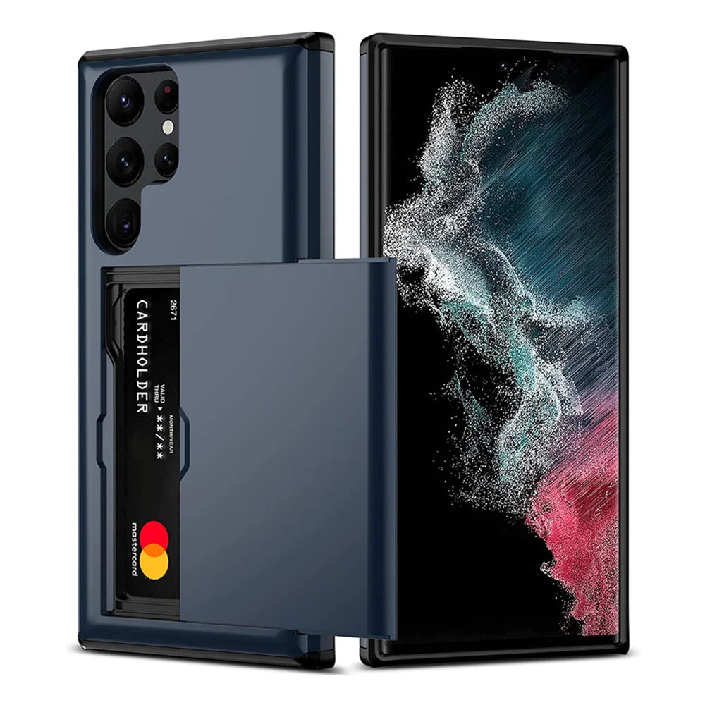 Slide Card Holder Case for Samsung Galaxy S25-S10 & Note - Product View 7