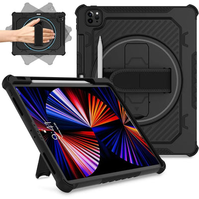 PureGuardCases 360° Kickstand Rugged Case for iPad